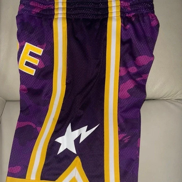 Bape men basketball shorts